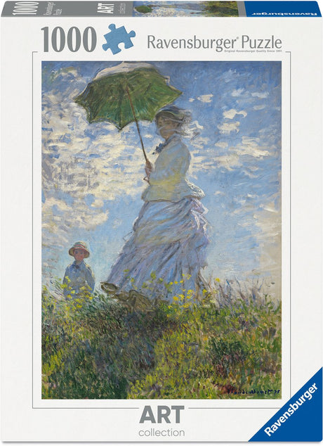 Ravensburger woman with a parasol claude monet puzzel