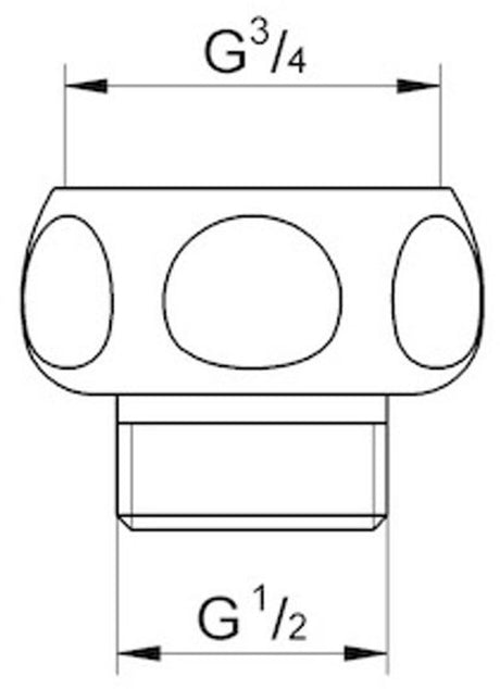 Grohe Relexa Brauseanschlussarm 28817000