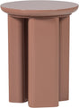 Woood orivo bijzettafel - hout - hoogglans oudroze - 50x40x40