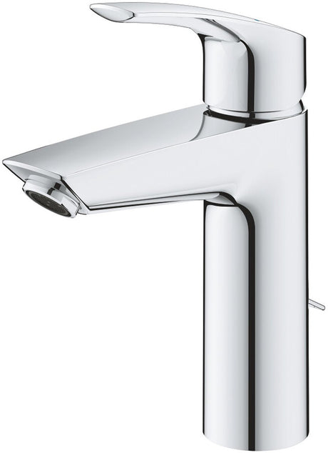 Grohe Eurosmart Waschtischmischer – M-Größe – Metallhebel – Silkmove Starlight Ecojoy – Temperaturbegrenzer – Chrom