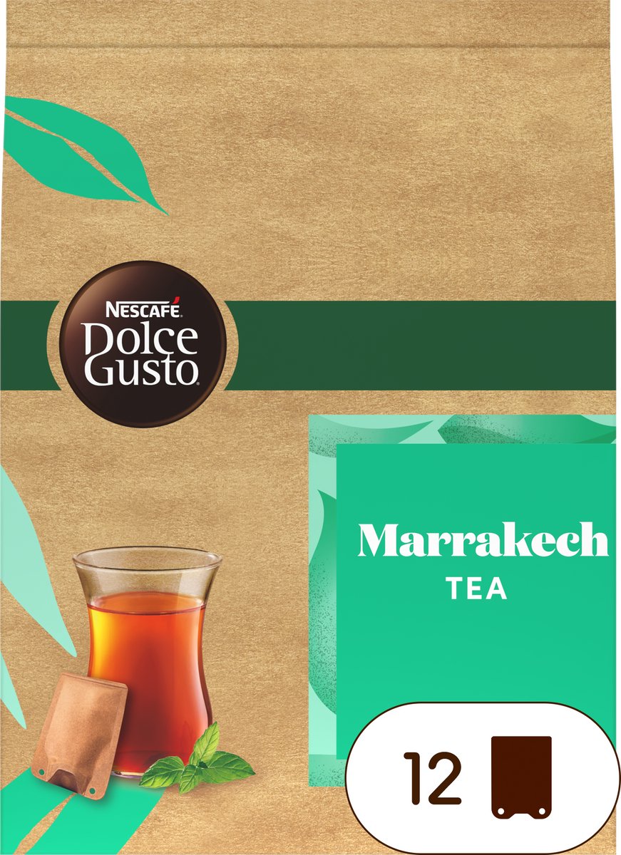 Nescafé Dolce Gusto Neo Beutel Marrakesch-Tee – 5x 12 Beutel für 12 Tassen Tee
