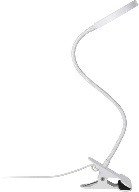 Eglo casetto klemspot - bureaulamp - klemlamp - leeslamp - led - 49,2 cm - wit