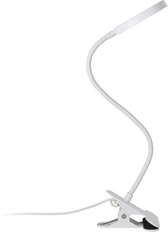 Eglo casetto klemspot - bureaulamp - klemlamp - leeslamp - led - 49,2 cm - wit