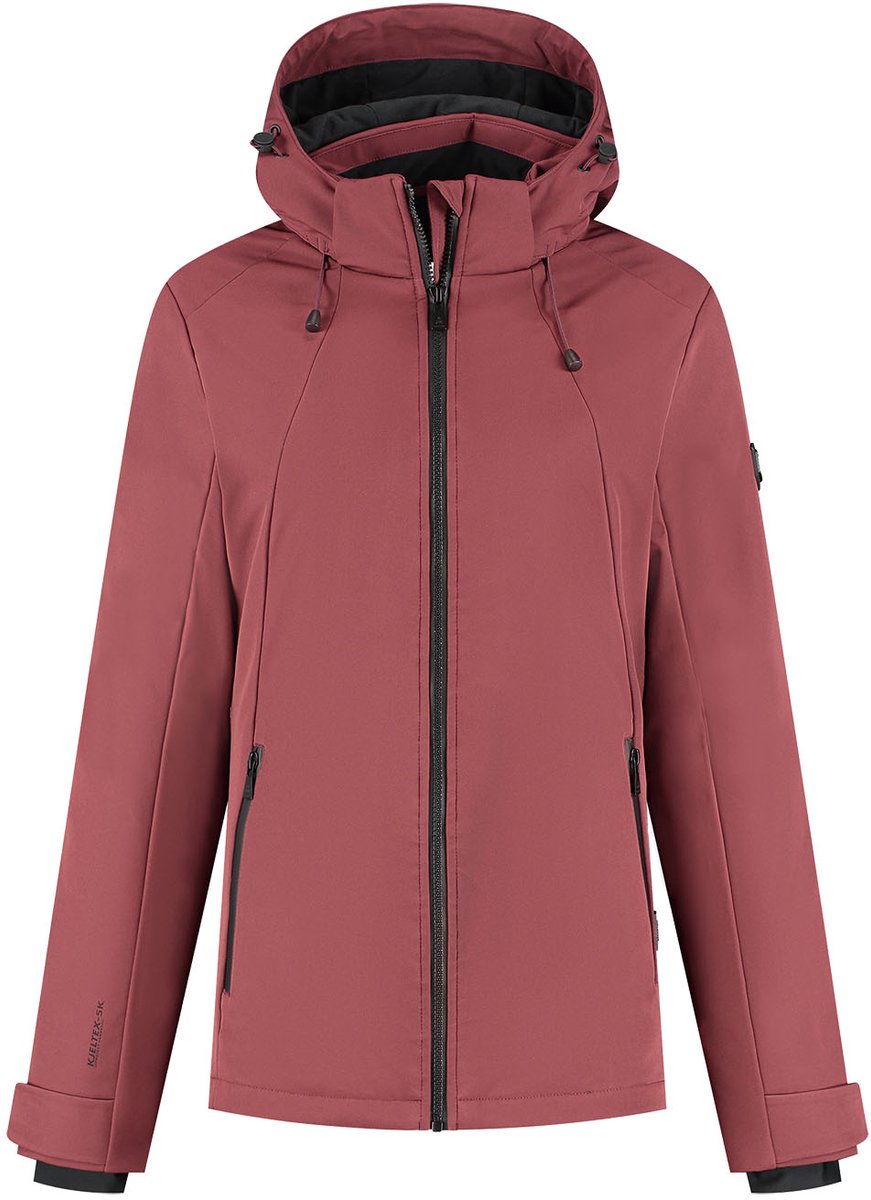 Kjelvik karlijn dames outdoorjas - burgundy