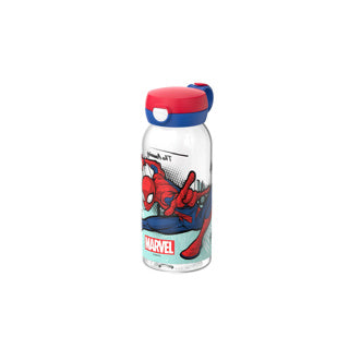 Drinkfles flipdop campus 600 ml spiderman | 2 stuks
