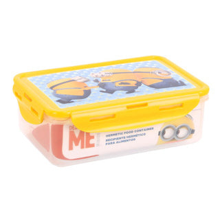Minions-Aufbewahrungsbox mit Clips, 1070 ml
