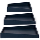 No Brand Senza Tabletts blau 30 cm 3er-Set