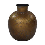 HSM Collection HSM Collection Vase Padua klein 30 x 35 cm Gold und Grau