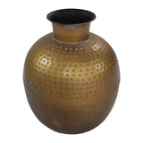 HSM Collection HSM Collection Vase Padua klein 30 x 35 cm Gold und Grau