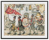 Grafix Diamantgemälde Anton Pieck Fanfare 40x50cm