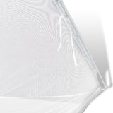VIDAXL -Zelt 200x180x150 cm Glasfaser weiß