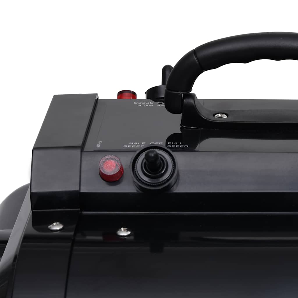 Vidaxl Petföhn Doppelmotor Schwarz