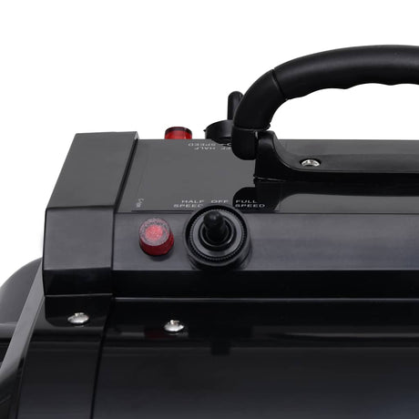 Vidaxl Petföhn Doppelmotor Schwarz