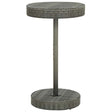 Vidaxl tuintafel 60,5x106 cm poly rattan grijs