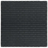Vidaxl tuinbartafel 60,5x60,5x110,5 cm poly rattan zwart