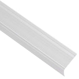 Vidaxl trapneuzen l-vormig 15 st 90 cm aluminium zilverkleurig