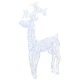 Vidaxl Weihnachtsdekoration Rentier 90 LEDs 60x16x100 cm Acrylic