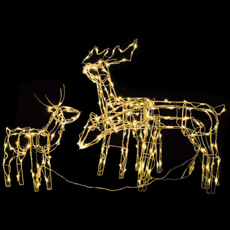 Vidaxl 3-teilige Weihnachtsbeleuchtung Rendieren 229 LEDs