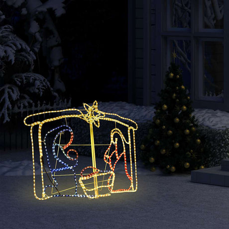 Vidaxx Weihnachtsdekoration Krippe 240 LEDs 116x41x87 cm