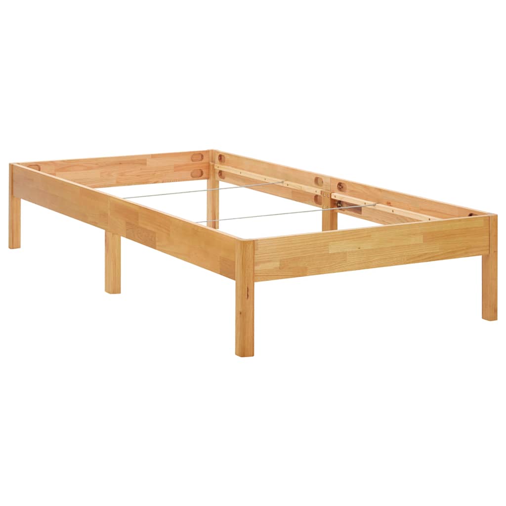 Vidaxl bedframe massief eikenhout 90x200 cm