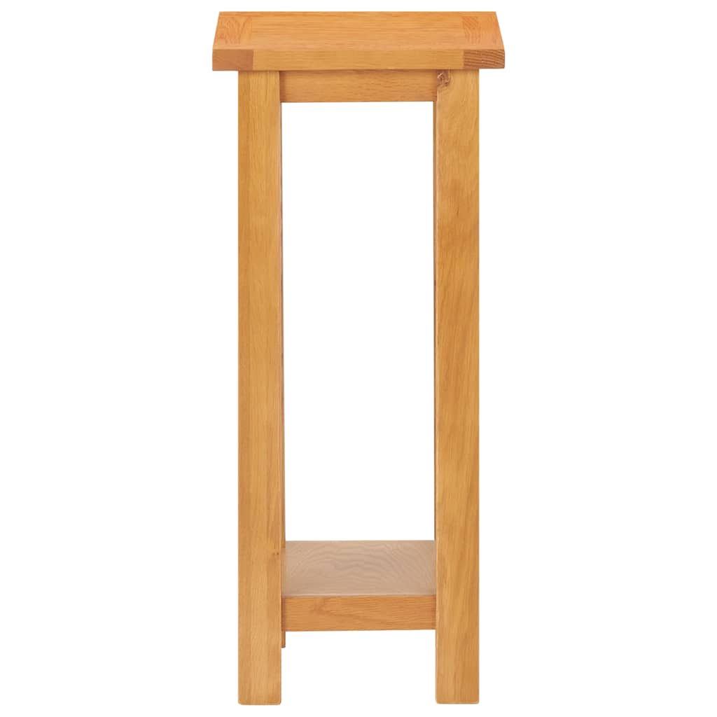 Vidaxl bijzettafel 27x24x55 cm massief eikenhout