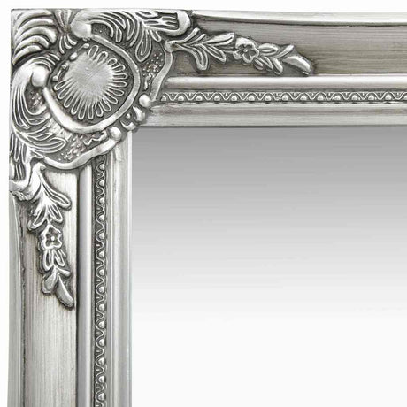 Vidaxl Wandspiegel Barockstil 40x40 cm Silberfarbe