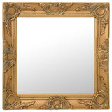 Vidaxl Wandspiegel Barockstil 50x50 cm Goldfarbe