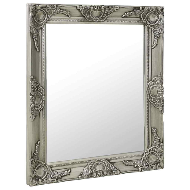 Vidaxl Wandspiegel Barockstil 50x60 cm Silberfarbe
