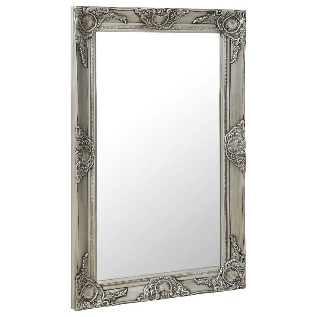 Vidaxl Wandspiegel Barockstil 50x80 cm Silberfarbe
