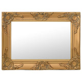 Vidaxl Wandspiegel Barockstil 60x40 cm Goldfarbe