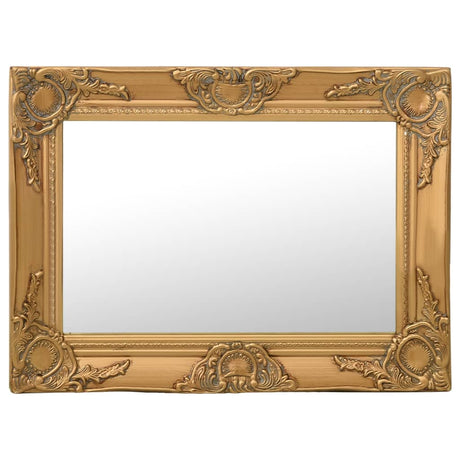 Vidaxl Wandspiegel Barockstil 60x40 cm Goldfarbe