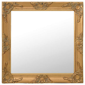 Vidaxx Wandspiegel Barockstil 60x60 cm goldfarben