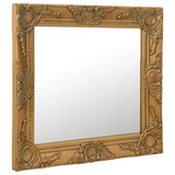 Vidaxl Wandspiegel Barockstil 60x60 cm Goldfarbe