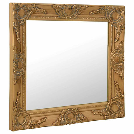 Vidaxx Wandspiegel Barockstil 60x60 cm goldfarben