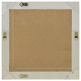 Vidaxl Wandspiegel Barockstil 60x60 cm Silberfarbe