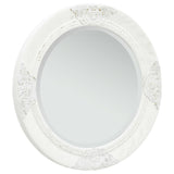 Vidaxl Wandspiegel Barockstil 50 cm Weiß
