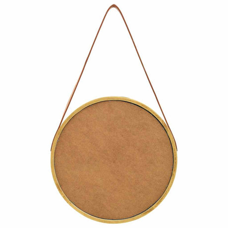 Vidaxl Wandspiegel mit Reifen 40 cm Gold gefärbt