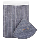 Vidaxl Hoekwasmand 60 l Bambusgrau