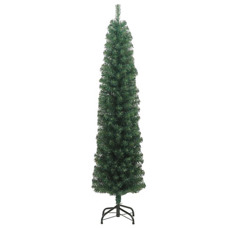 Künstlicher Weihnachtsbaum von Vidaxx mit schmalem 180 cm PVC-Standard in Grün