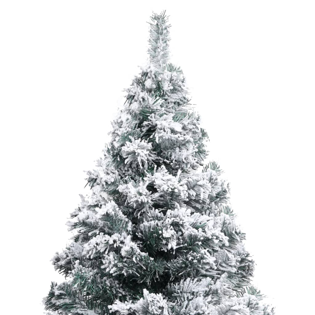 Vidaxl Kunstkerstboom mit Schnee 150 cm Grün