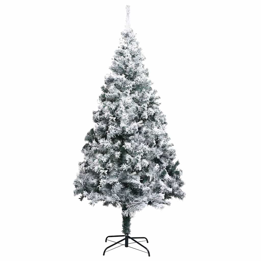 Vidaxl Kunstkerstboom mit Schnee 240 cm Grün