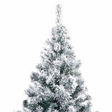 Vidaxl Kunstkerstboom mit Schnee 240 cm Grün