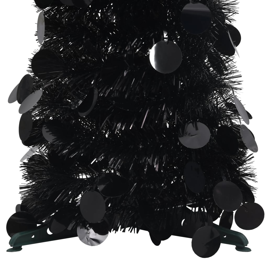 Vidaxl Kunstkerstboom Popup 150 cm Pap Black