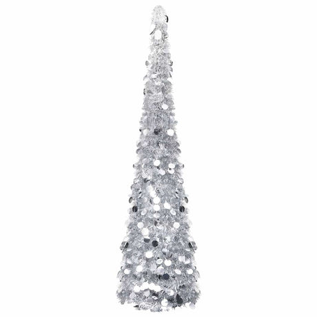 Vidaxx künstlicher Weihnachtsbaum Pop-up 180 cm Kappe silberfarben