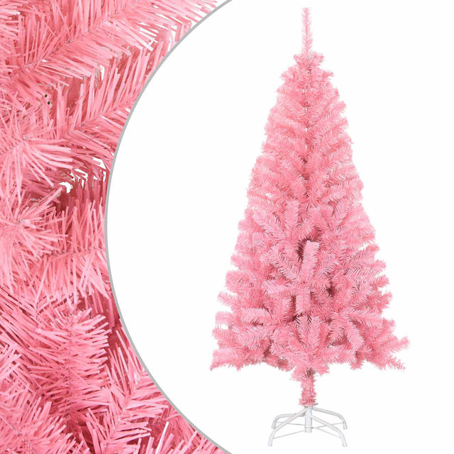 Vidaxx künstlicher Weihnachtsbaum mit Standard 150 cm PVC rosa