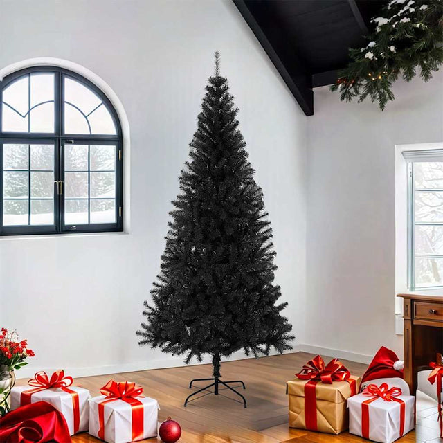 Vidaxx künstlicher Weihnachtsbaum mit Standard 180 cm PVC schwarz