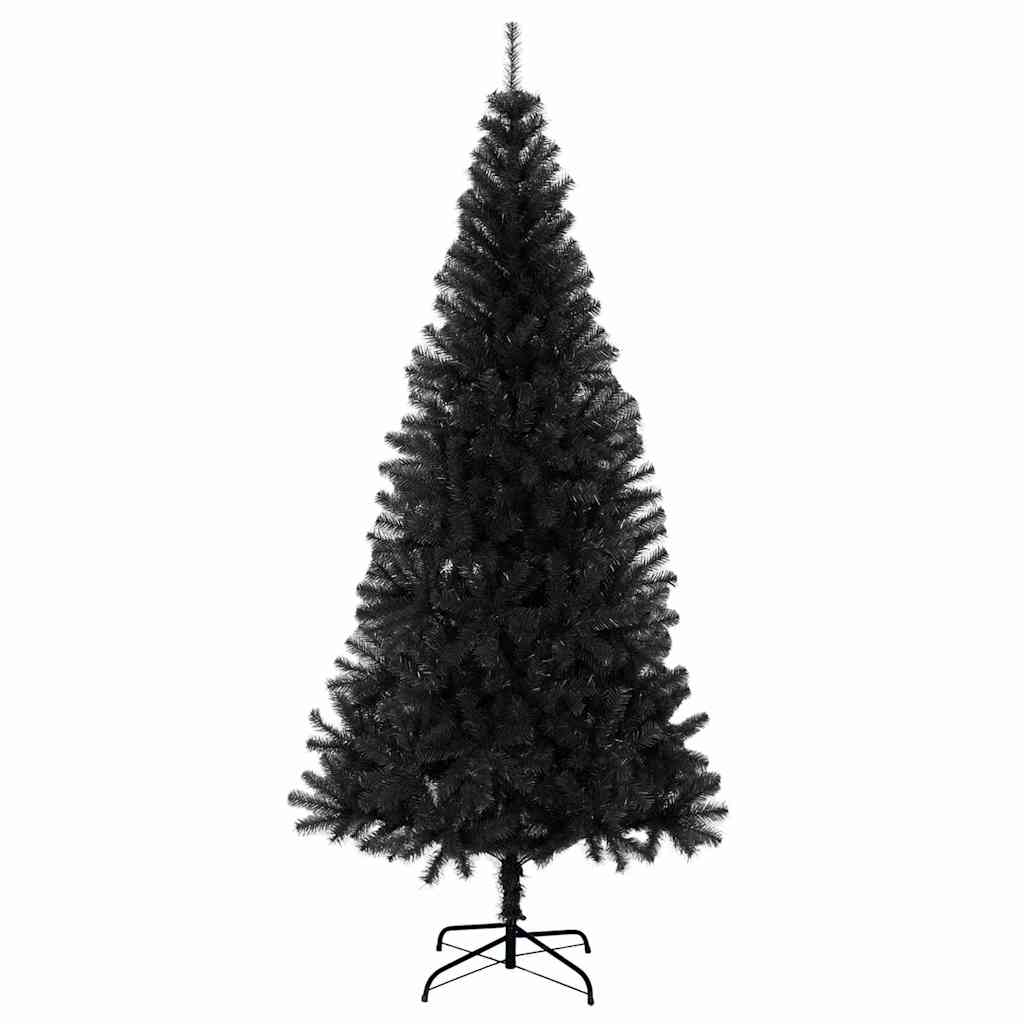 Vidaxl Kunstkerstboom mit Standard 180 cm PVC Schwarz