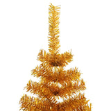 Vidaxl Kunstkerstboom mit Standard 210 cm goldfarben