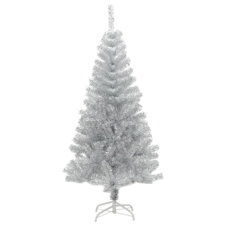 Vidaxl Kunstkerstboom mit Standard -Silberkappen von 150 cm Kappe