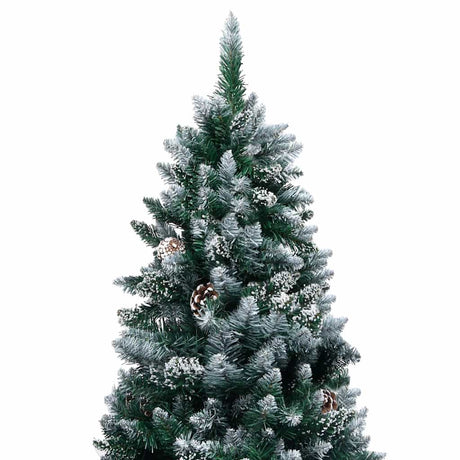 Vidaxx Künstlicher Weihnachtsbaum mit Tannenzapfen und weißem Schnee 180 cm